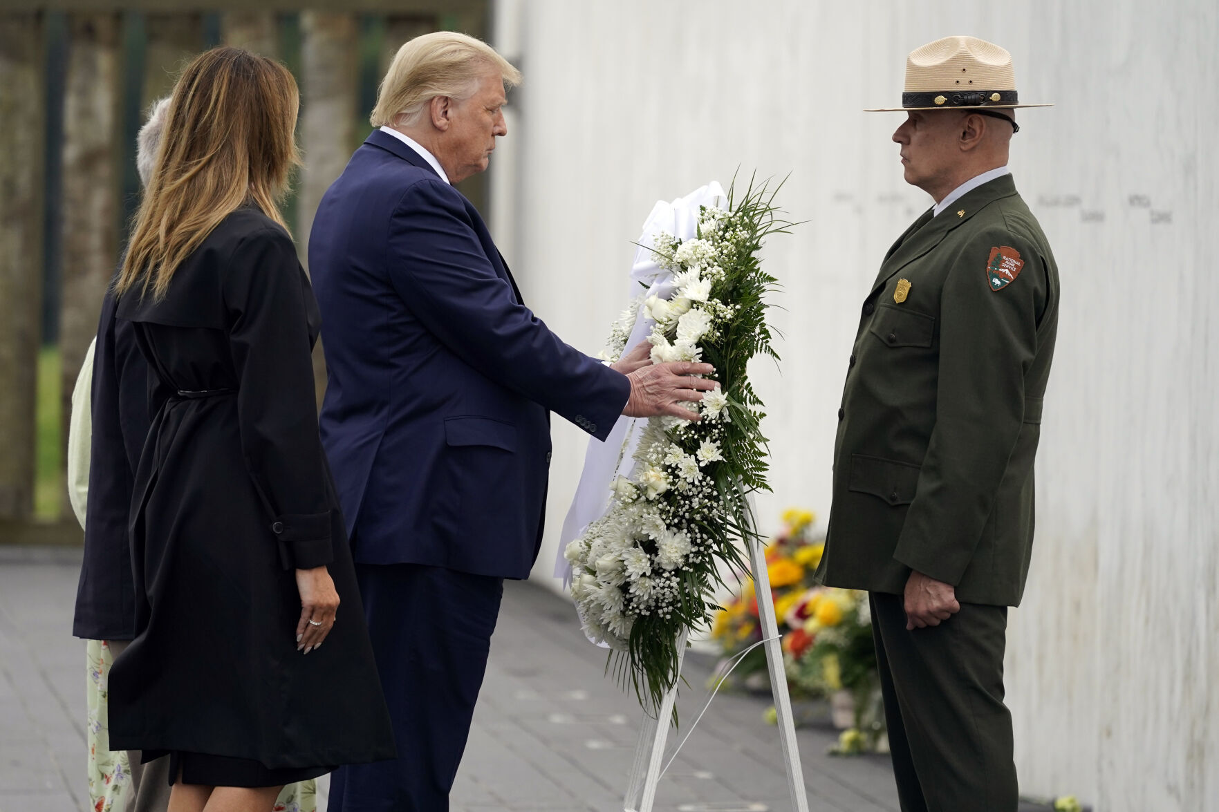 APTOPIX Trump Sept 11